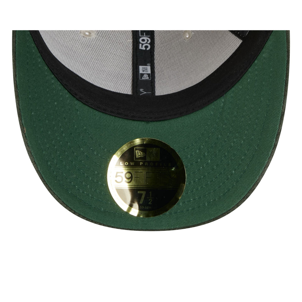 New Era Cap New Olive Corduroy Visor Low Profile 59FIFTY Fitted Hat