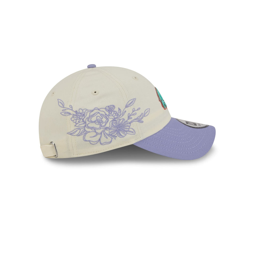 Philadelphia Eagles Lavender Flowers Casual Classic Adjustable Hat