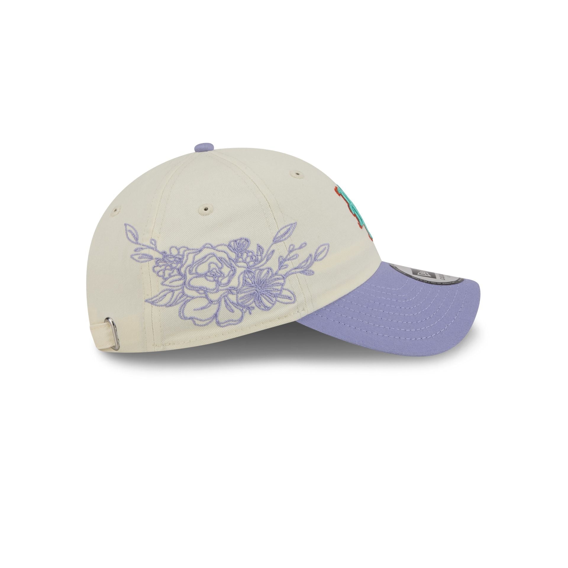 New York Mets Lavender Flowers Casual Classic Adjustable Hat