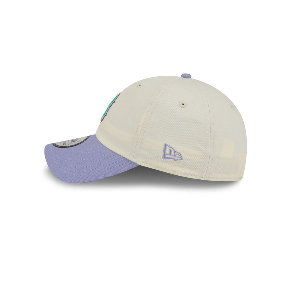 Boston Red Sox Lavender Flowers Casual Classic Adjustable Hat
