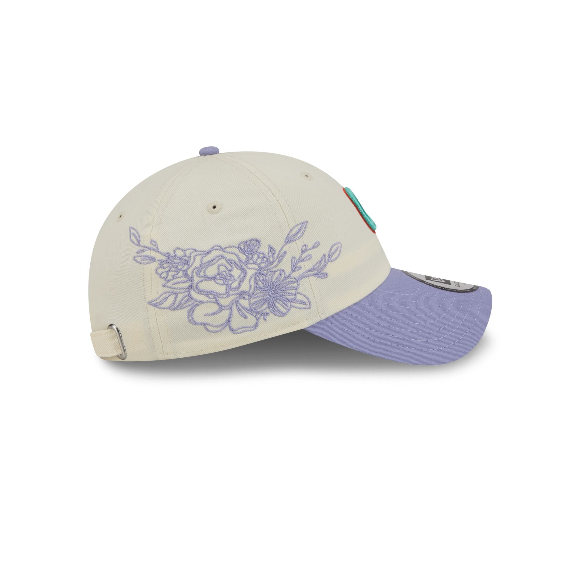 Chicago Cubs Lavender Flowers Casual Classic Adjustable Hat