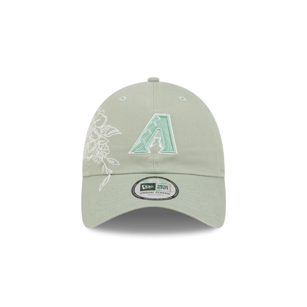 Arizona Diamondbacks Stitched Flowers Casual Classic Adjustable Hat