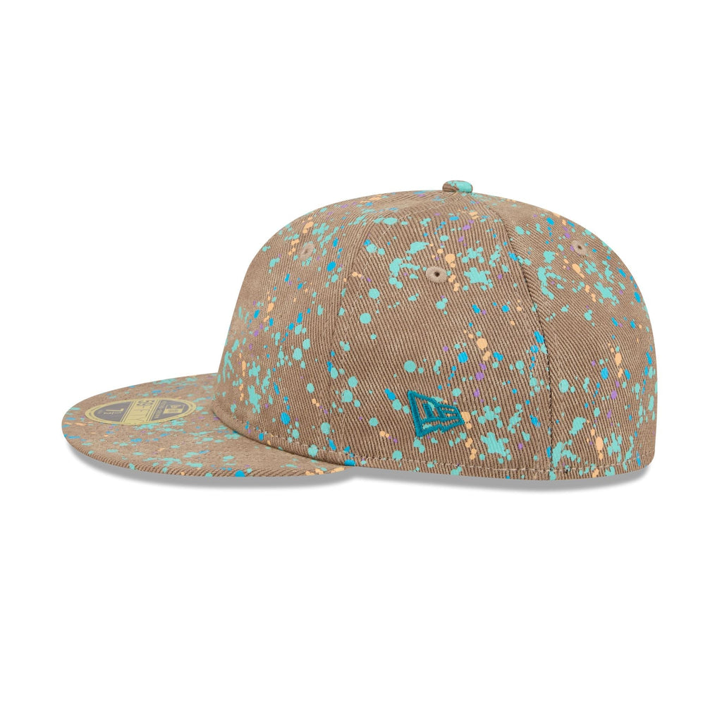 New Era Cap Gold Tier Denim Splash Retro Crown 59FIFTY Fitted Hat