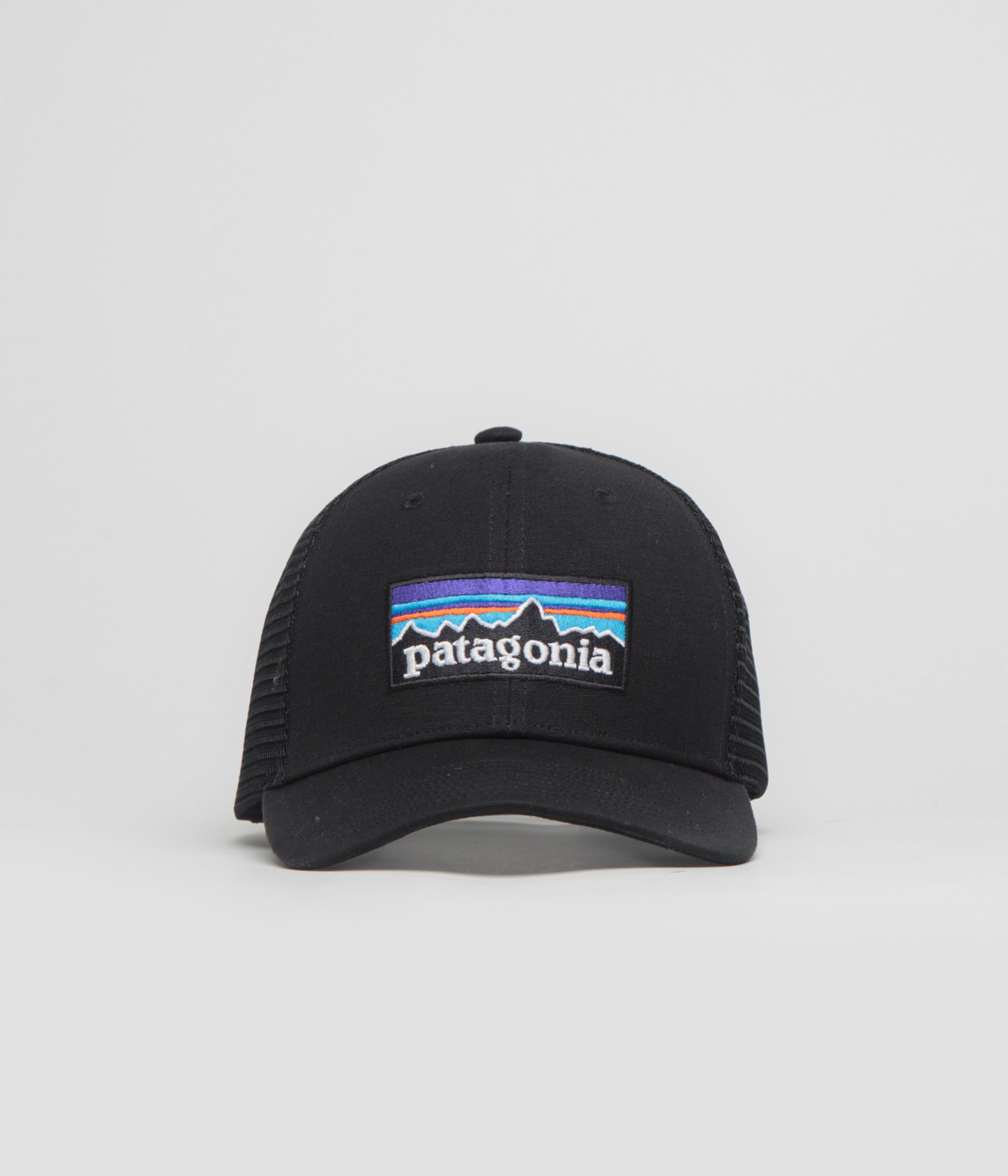 Patagonia P-6 Logo LoPro Trucker Cap - Black